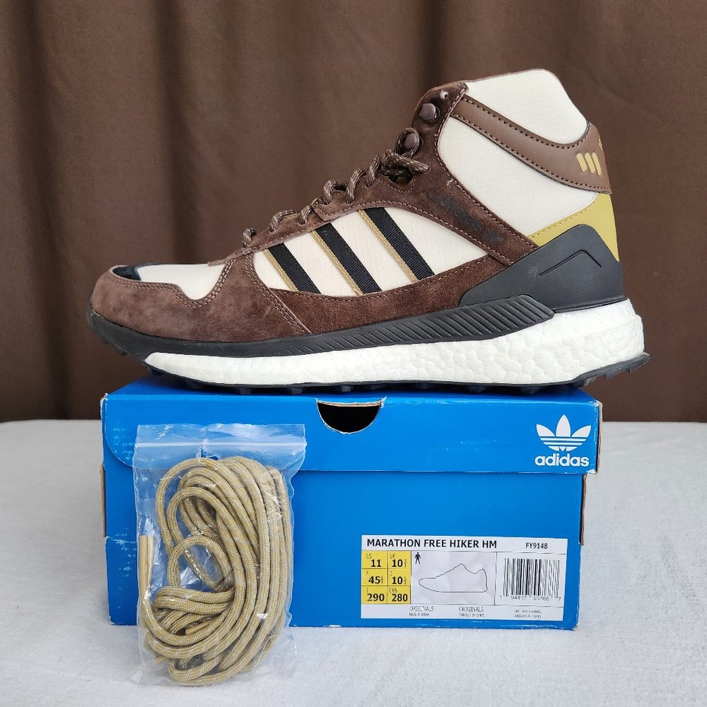 Size 11 - adidas Marathon Free Hiker x Human Made Khaki Brown 2020